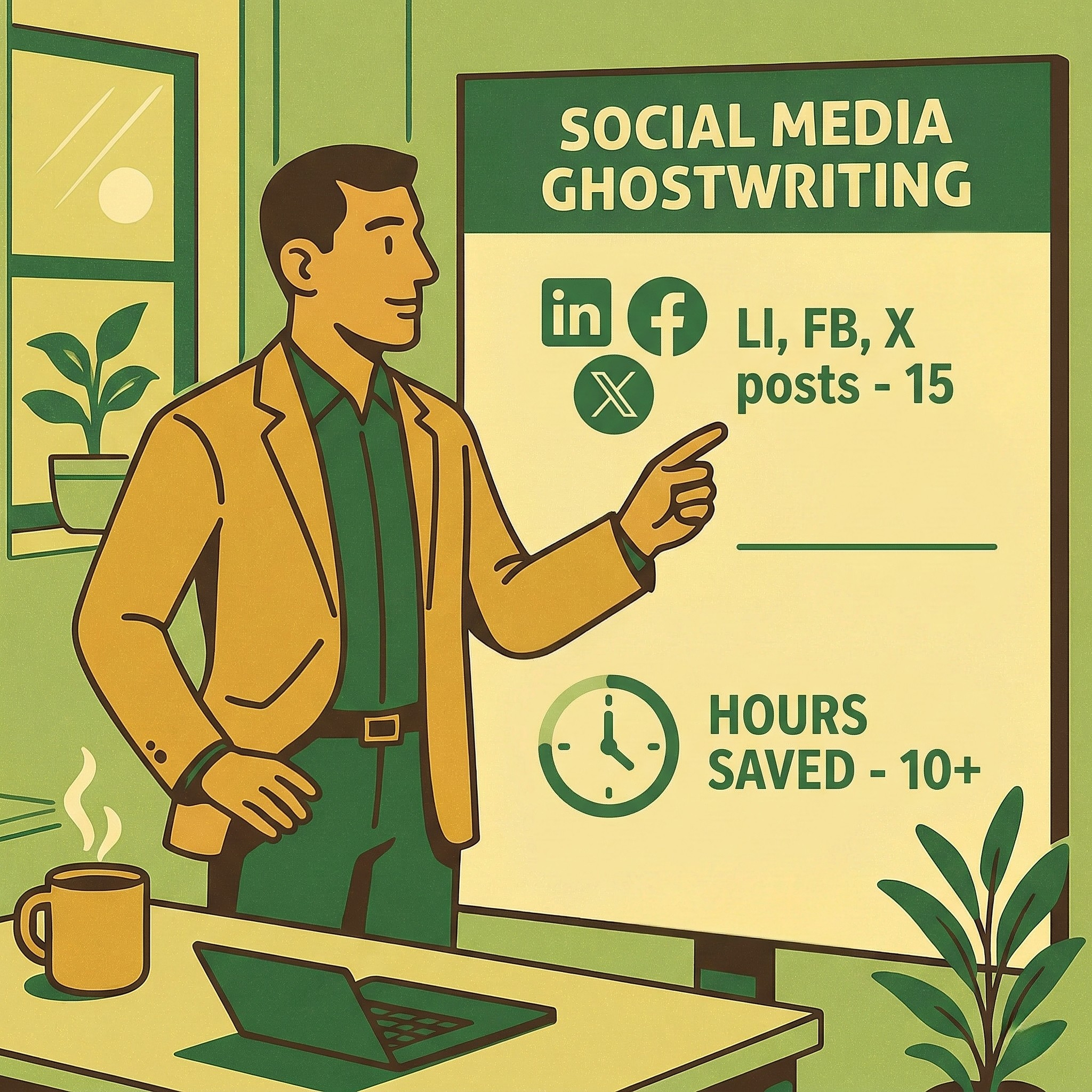 Social media ghostwriting